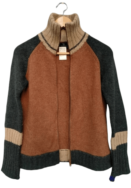 Yohji Yamamoto Rare!! SS99 Yohji Yamamoto Knit Turtle Neck Jacket Size US M / EU 48-50 / 2 - 2 Thumbnail