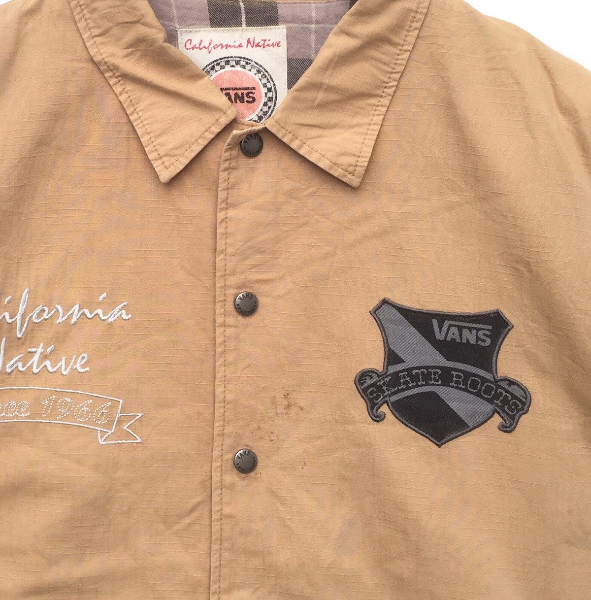 Vans Vintage 90s Vans Skateboarding Button On Bush Jacket | L Size US L / EU 52-54 / 3 - 7 Thumbnail