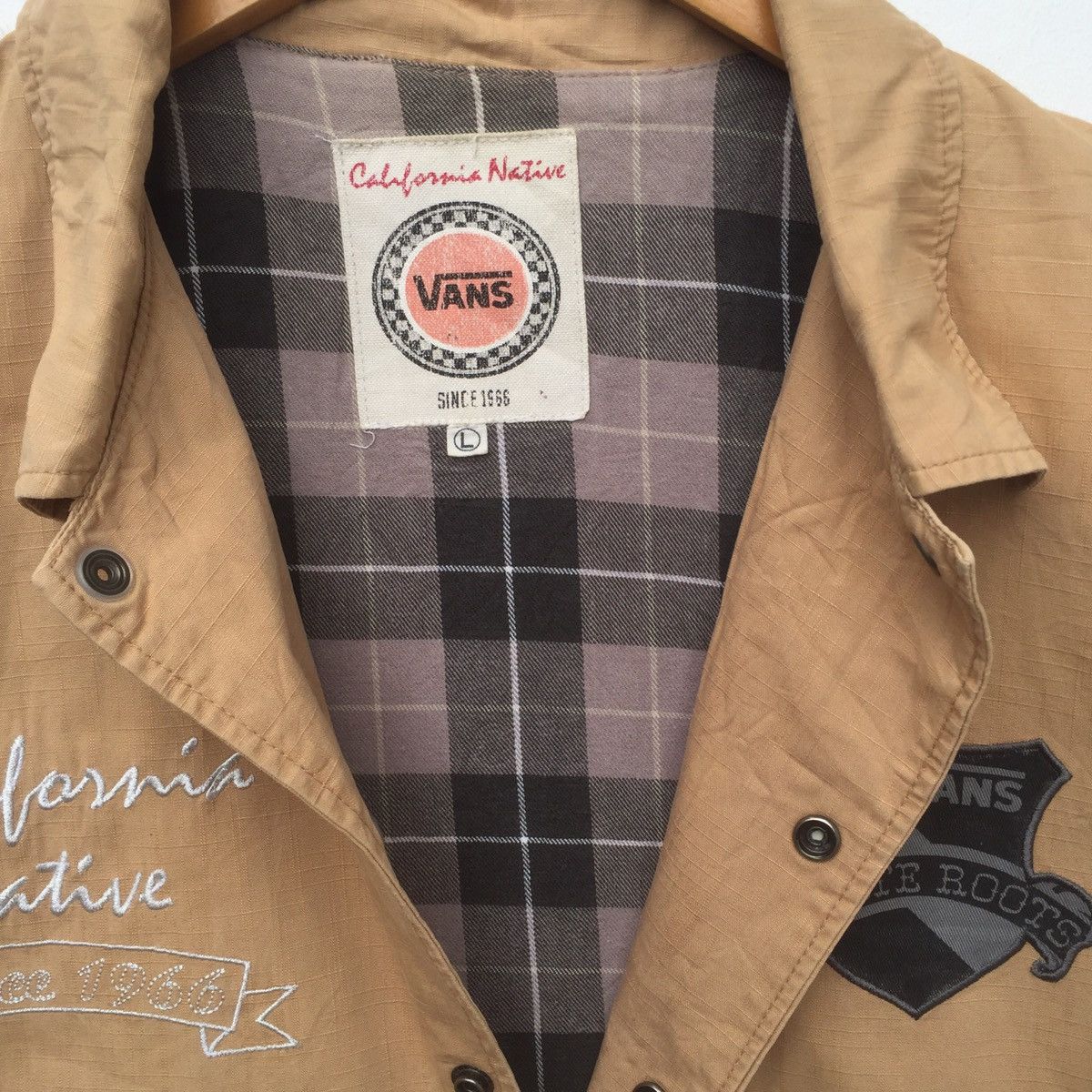 Vans Vintage 90s Vans Skateboarding Button On Bush Jacket | L Size US L / EU 52-54 / 3 - 5 Thumbnail