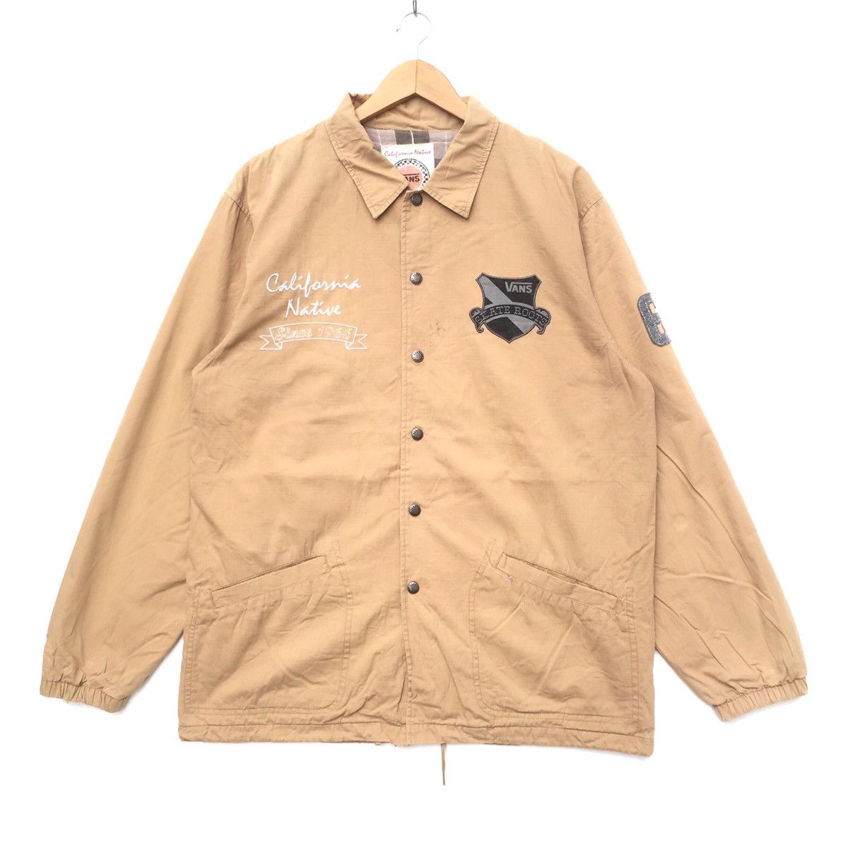 Vans Vintage 90s Vans Skateboarding Button On Bush Jacket | L Size US L / EU 52-54 / 3 - 2 Thumbnail