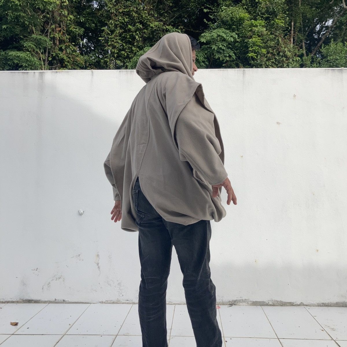 Issey Miyake × Vintage VINTAGE ISSEY MIYAKE HOODED CAPES PONCHO Size US L / EU 52-54 / 3 - 8 Thumbnail