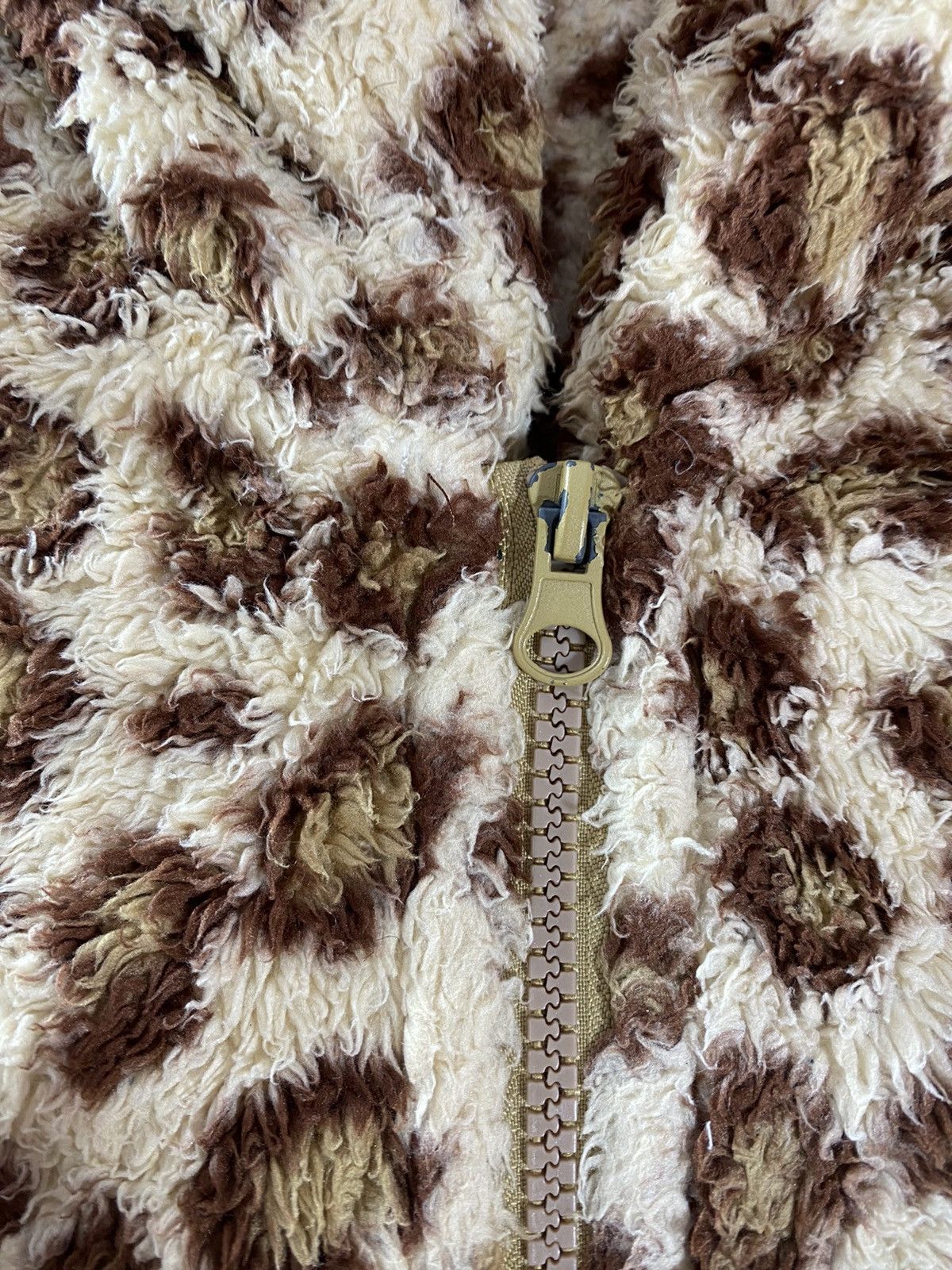 Japanese Brand × Vintage Vintage Leopard Livre Kina Fleece with Hoodie Size L Size L / US 10 / IT 46 - 5 Thumbnail