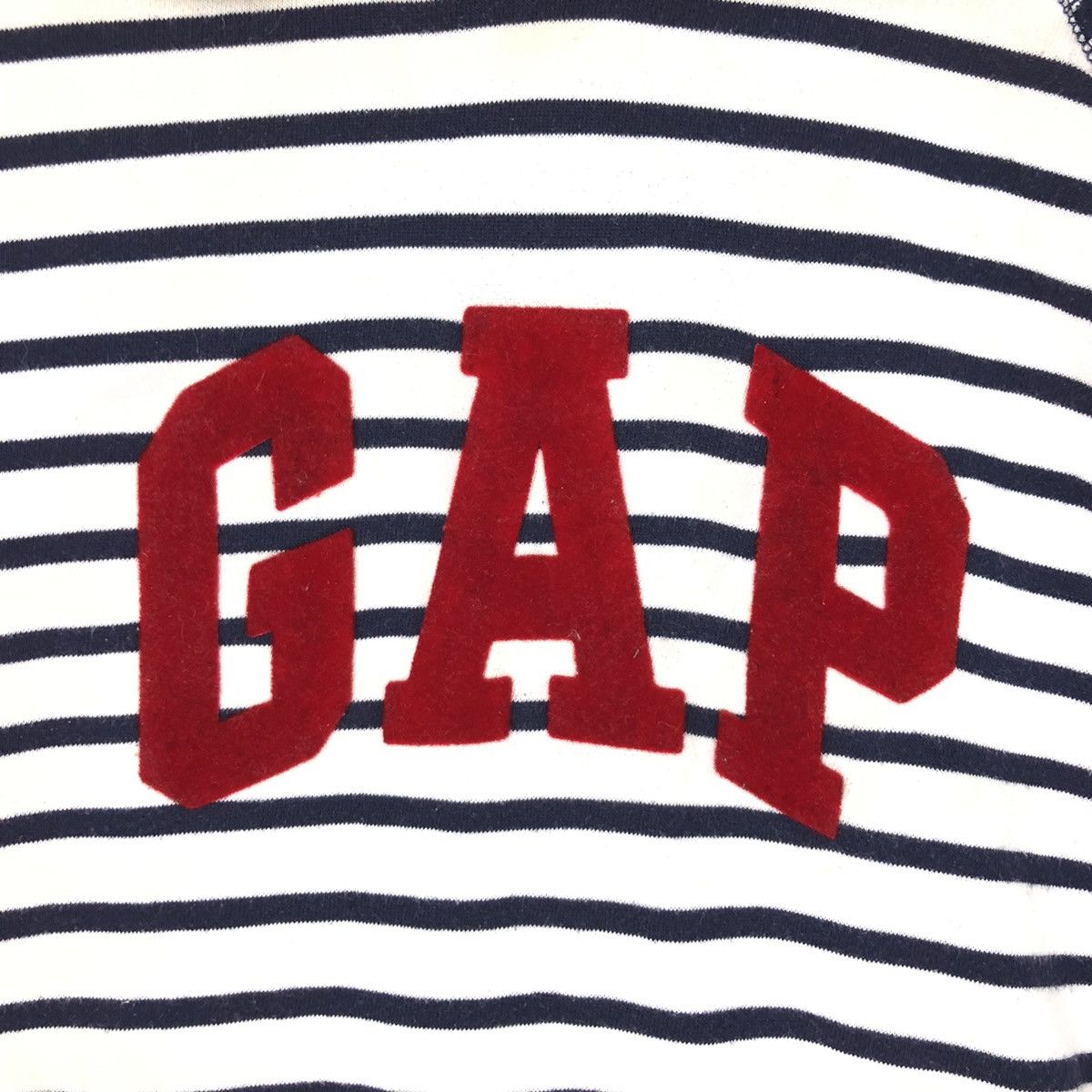 Gap × Vintage Pick!! Vintage GAP Stripes Embroidery Hoodie Gap Sweater Size US M / EU 48-50 / 2 - 5 Thumbnail