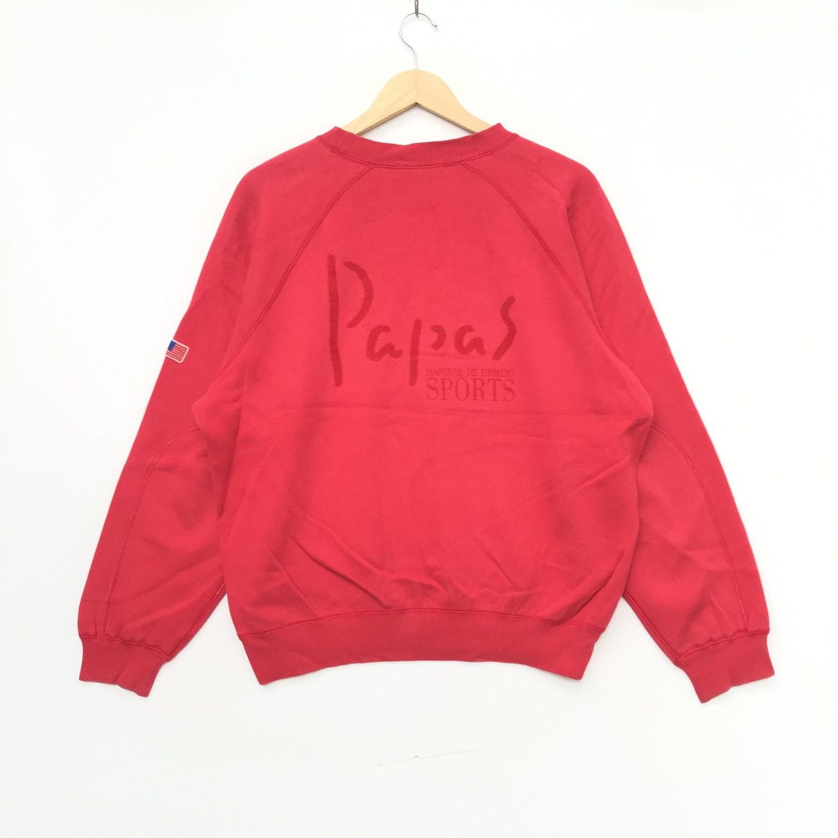 Japanese Brand × Vintage Vintage Papa’s Sweatshirt Spell Out Fashion Size US L / EU 52-54 / 3 - 1 Thumbnail