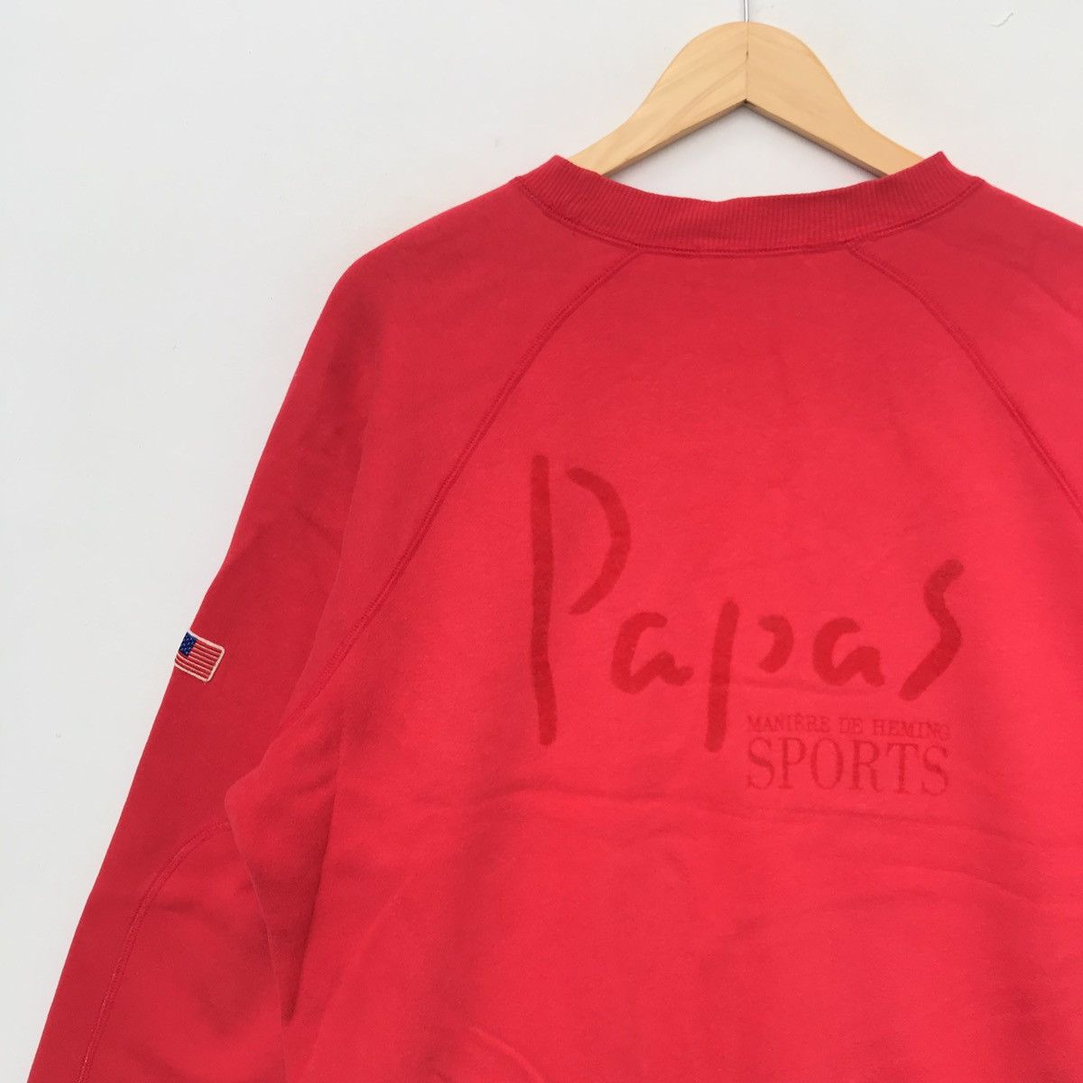 Japanese Brand × Vintage Vintage Papa’s Sweatshirt Spell Out Fashion Size US L / EU 52-54 / 3 - 3 Thumbnail