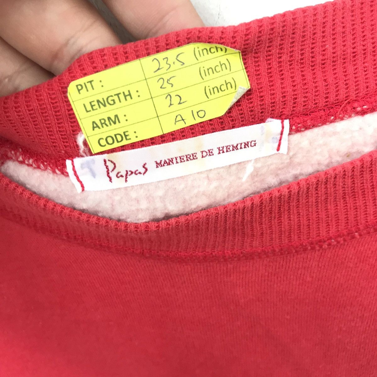 Japanese Brand × Vintage Vintage Papa’s Sweatshirt Spell Out Fashion Size US L / EU 52-54 / 3 - 7 Thumbnail