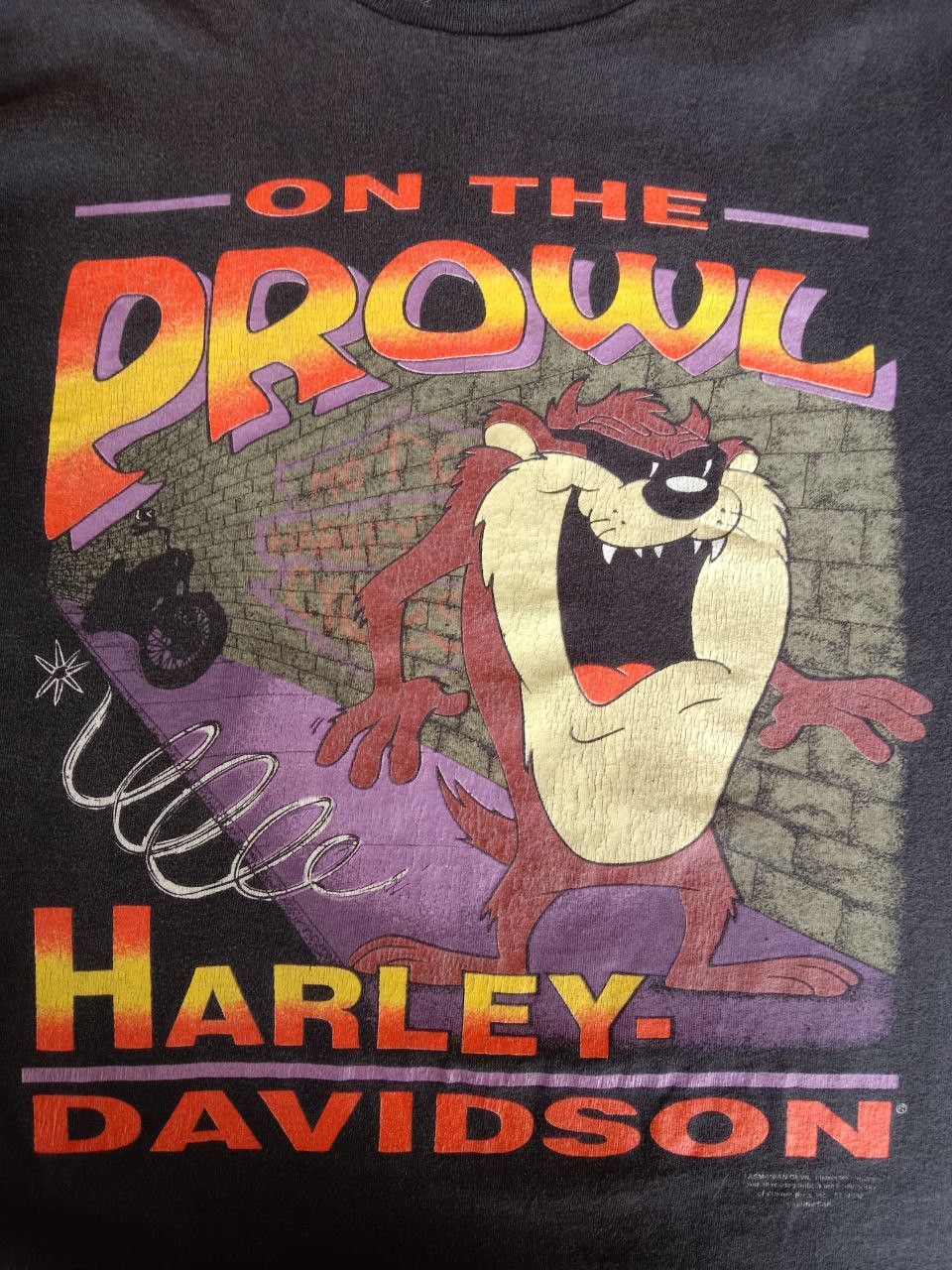 Harley Davidson Rare!! Vintage 1992 Harley Davidson 3D Tasmanian Devil Size US M / EU 48-50 / 2 - 3 Thumbnail