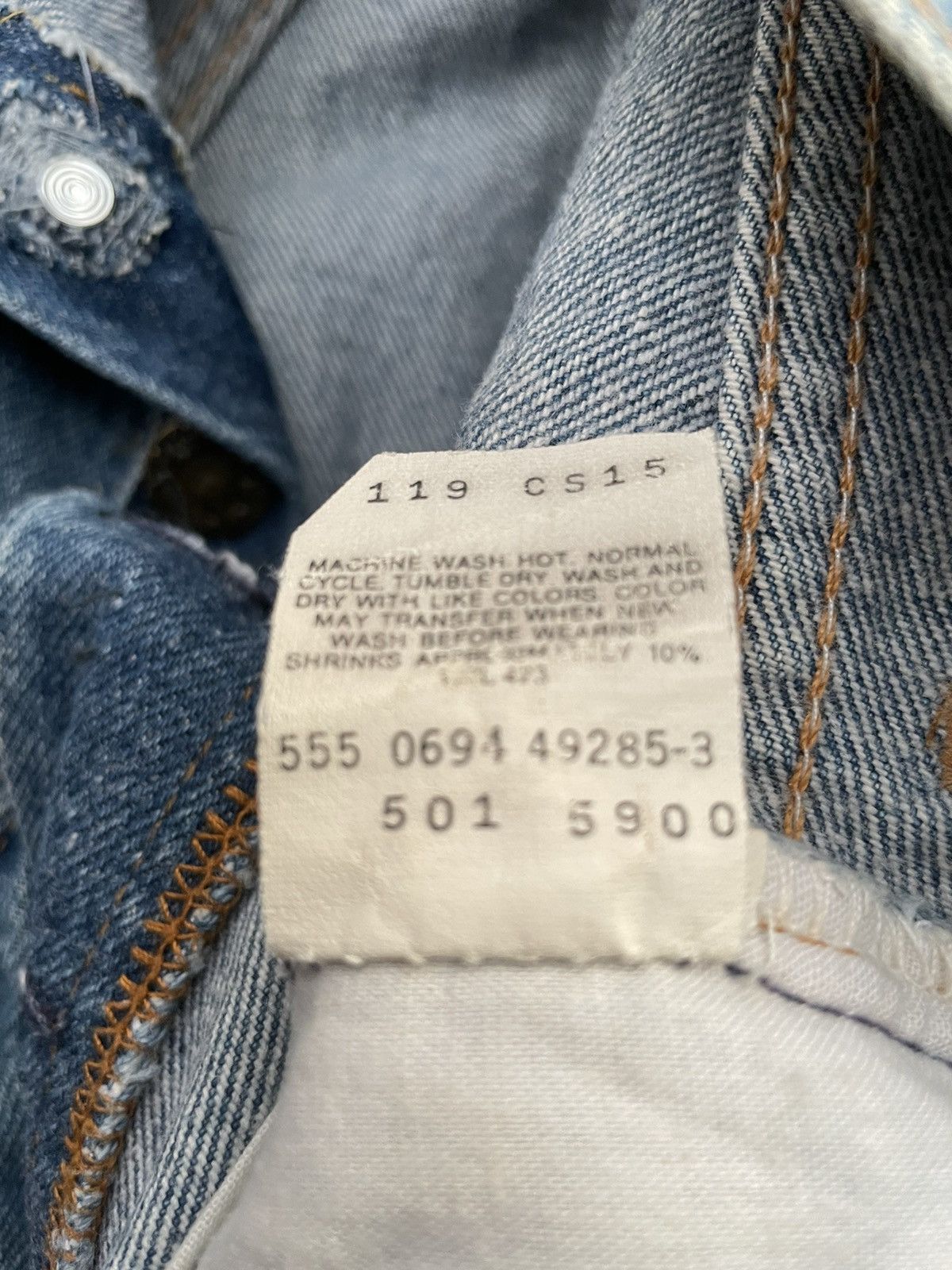 Levi's Vintage Levi’s 501 1994 Usa Aging Wash Denim Size US 36 / EU 52 - 10 Thumbnail