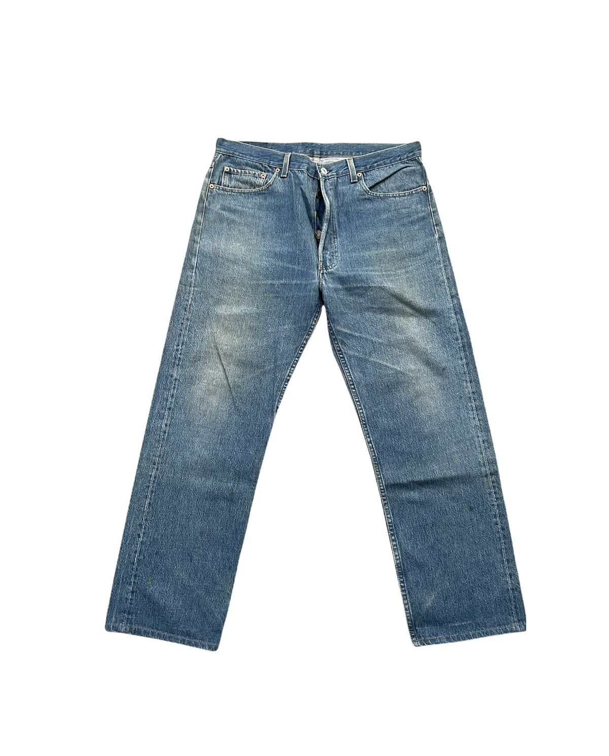 Levi's Vintage Levi’s 501 1994 Usa Aging Wash Denim Size US 36 / EU 52 - 1 Thumbnail