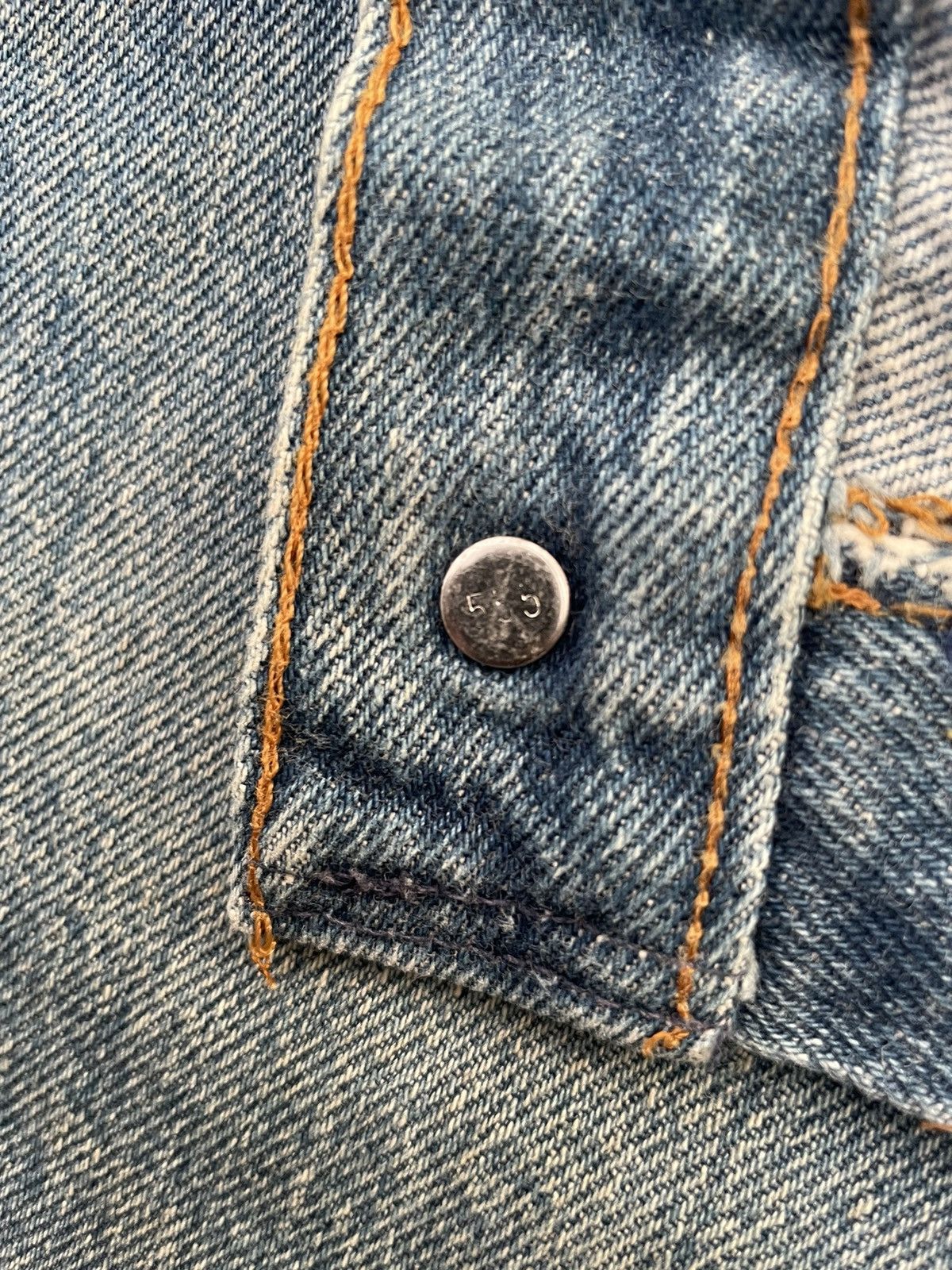 Levi's Vintage Levi’s 501 1994 Usa Aging Wash Denim Size US 36 / EU 52 - 12 Thumbnail