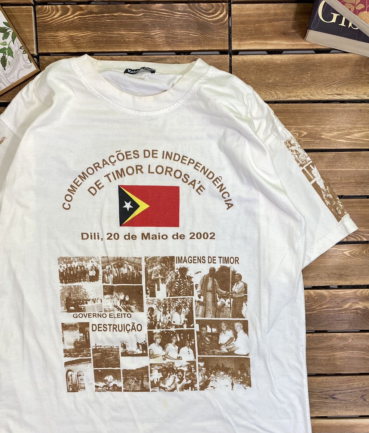 Vintage Vintage East Timor Independent Day Independent Day Politic M Size US M / EU 48-50 / 2 - 7 Thumbnail