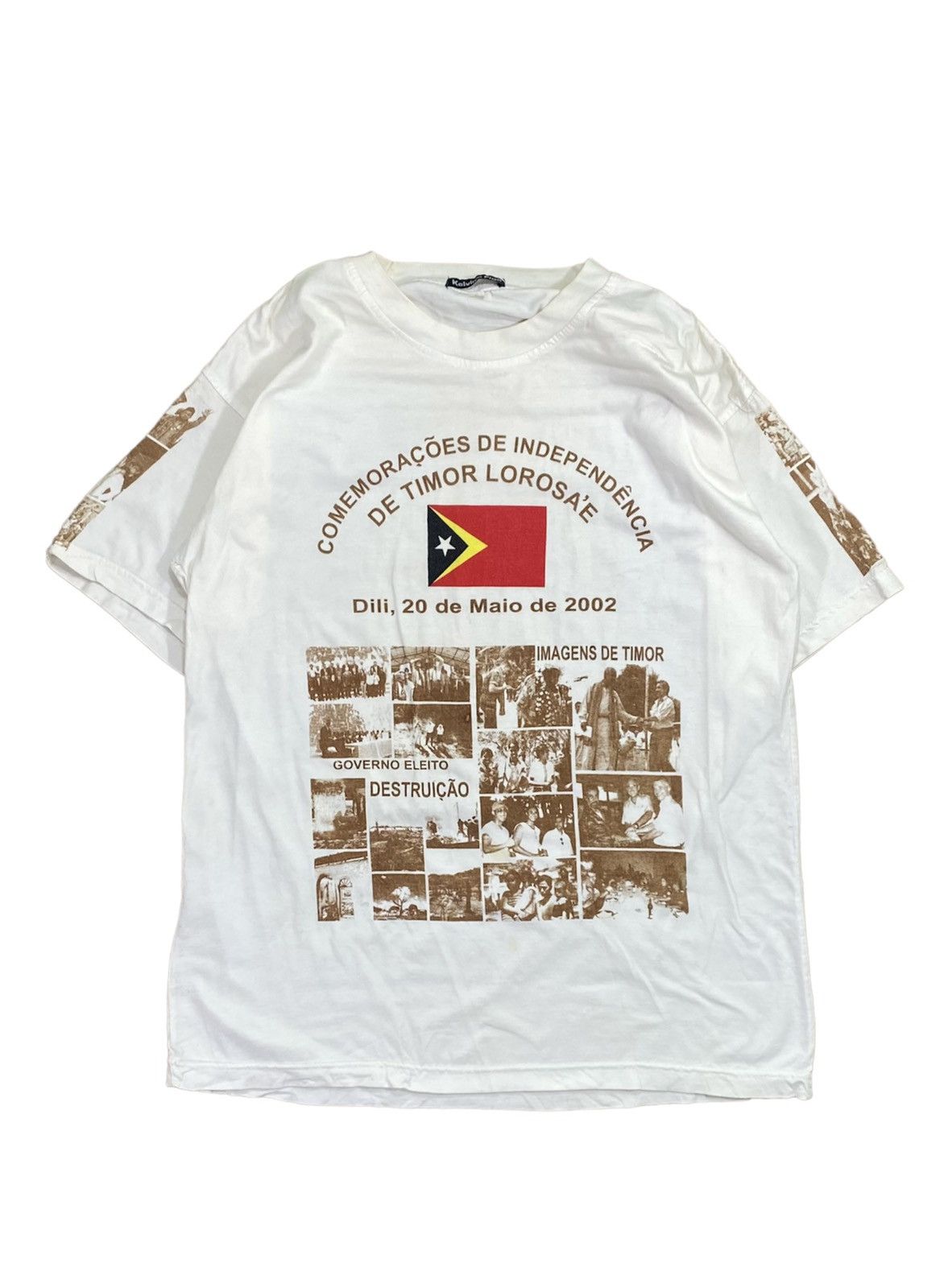 Vintage Vintage East Timor Independent Day Independent Day Politic M Size US M / EU 48-50 / 2 - 1 Thumbnail