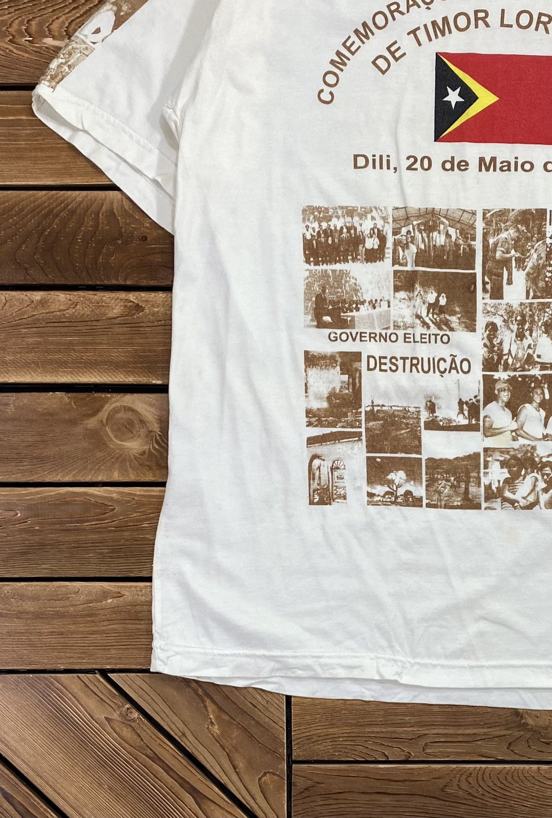 Vintage Vintage East Timor Independent Day Independent Day Politic M Size US M / EU 48-50 / 2 - 4 Thumbnail