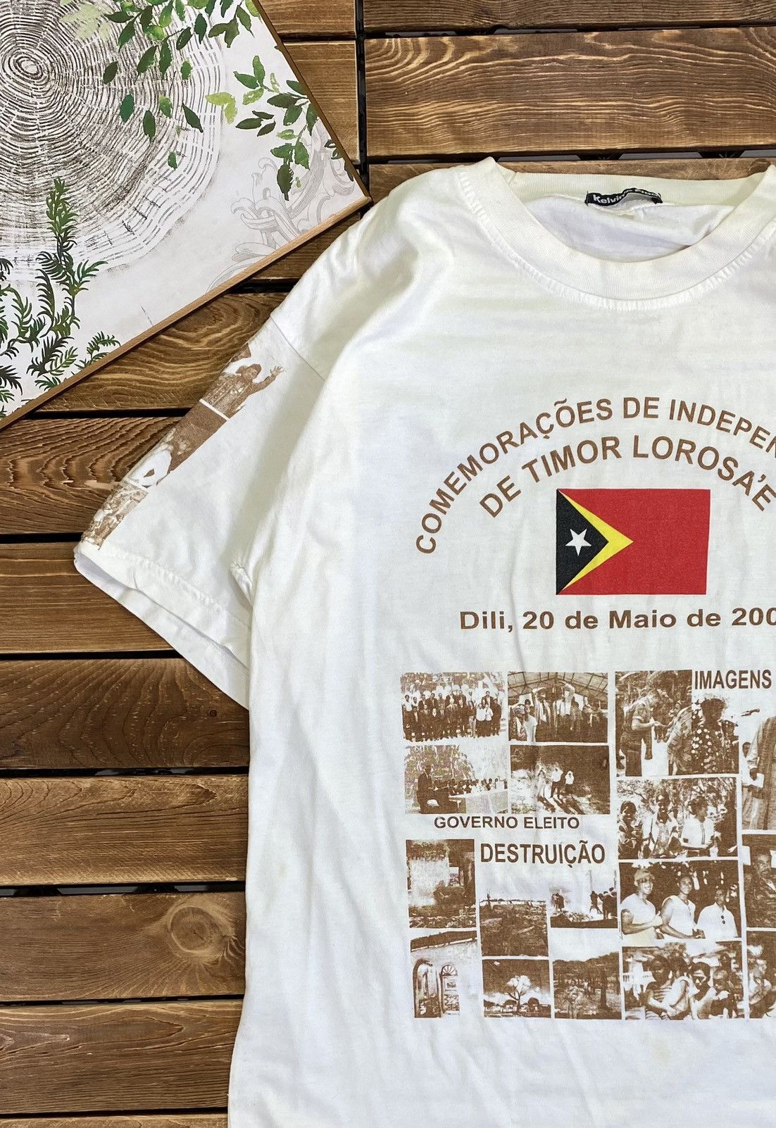 Vintage Vintage East Timor Independent Day Independent Day Politic M Size US M / EU 48-50 / 2 - 6 Thumbnail