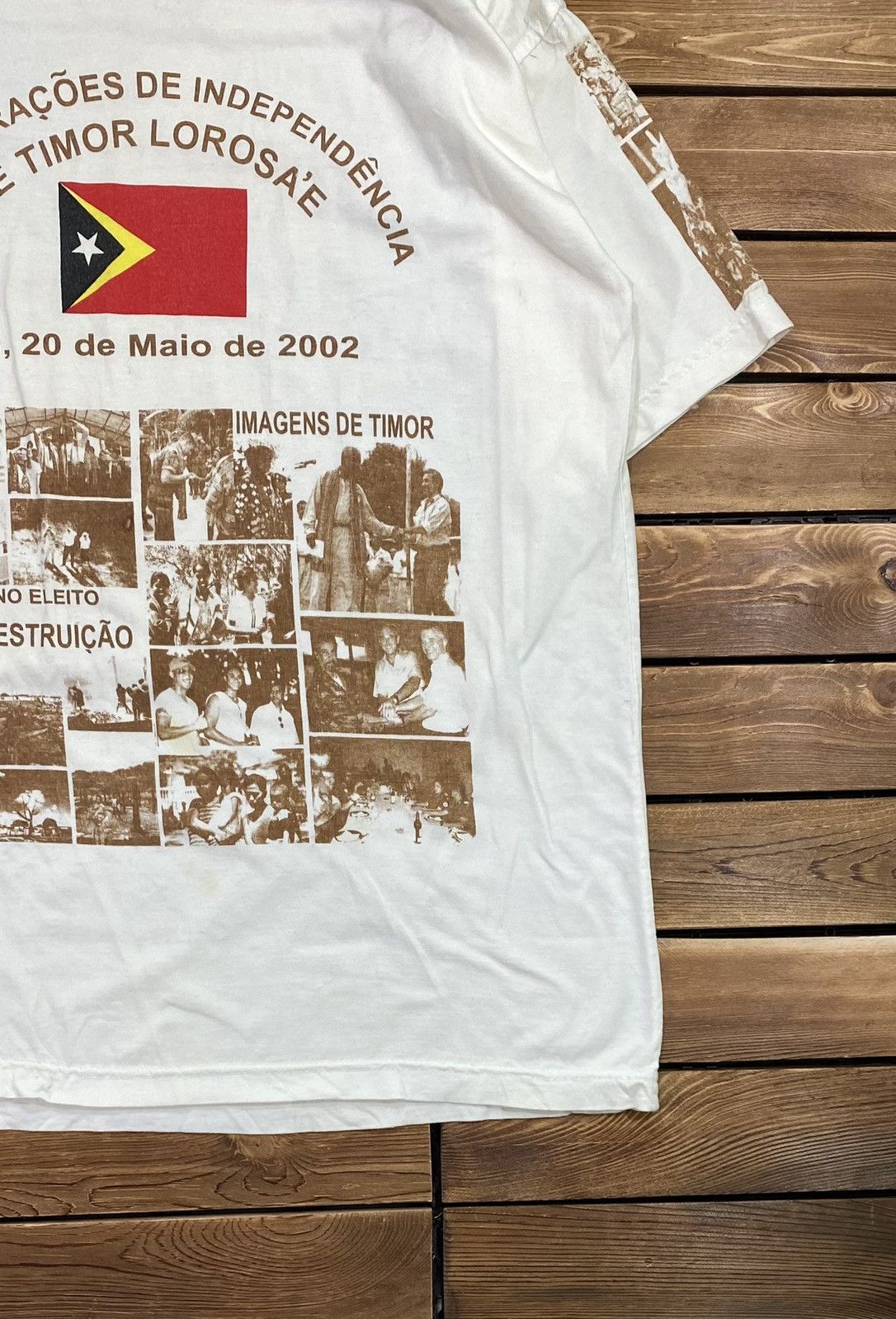 Vintage Vintage East Timor Independent Day Independent Day Politic M Size US M / EU 48-50 / 2 - 3 Thumbnail