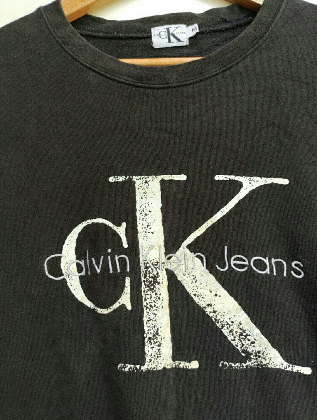 90s~00'S Calvin Klein short sleeve logo T-shirt made in USA men's size L vintage /eaa472767
