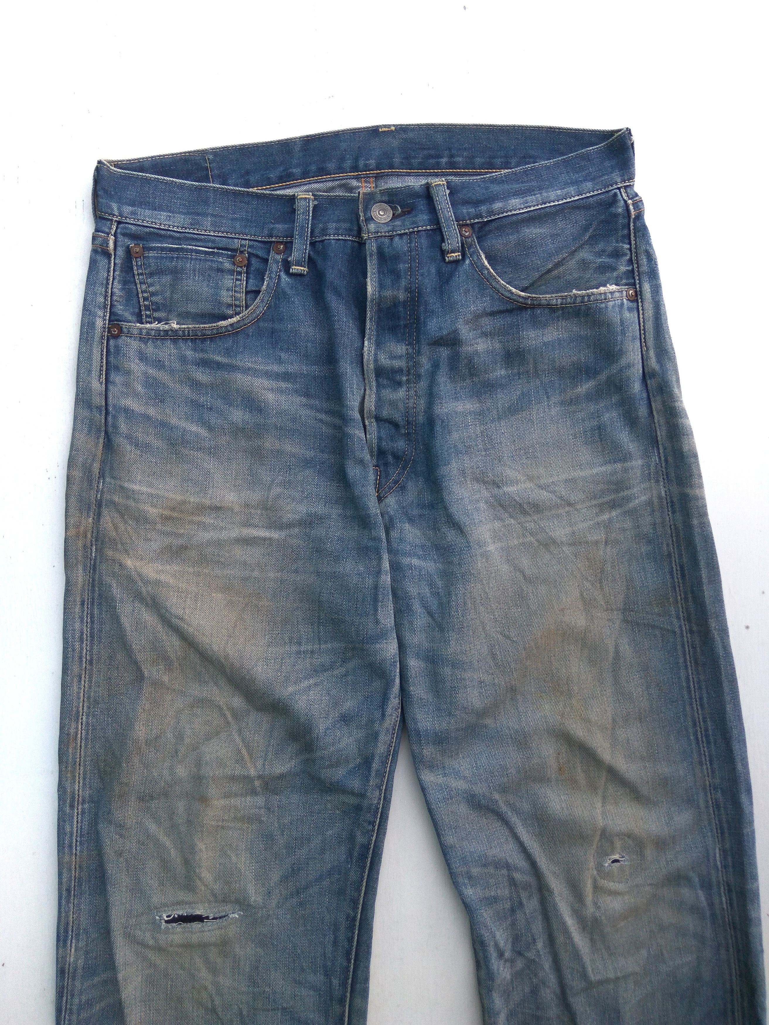 Levi's Vintage Levis 501 jeans big E Capital E selvedge patchwork Size US 32 / EU 48 - 2 Thumbnail