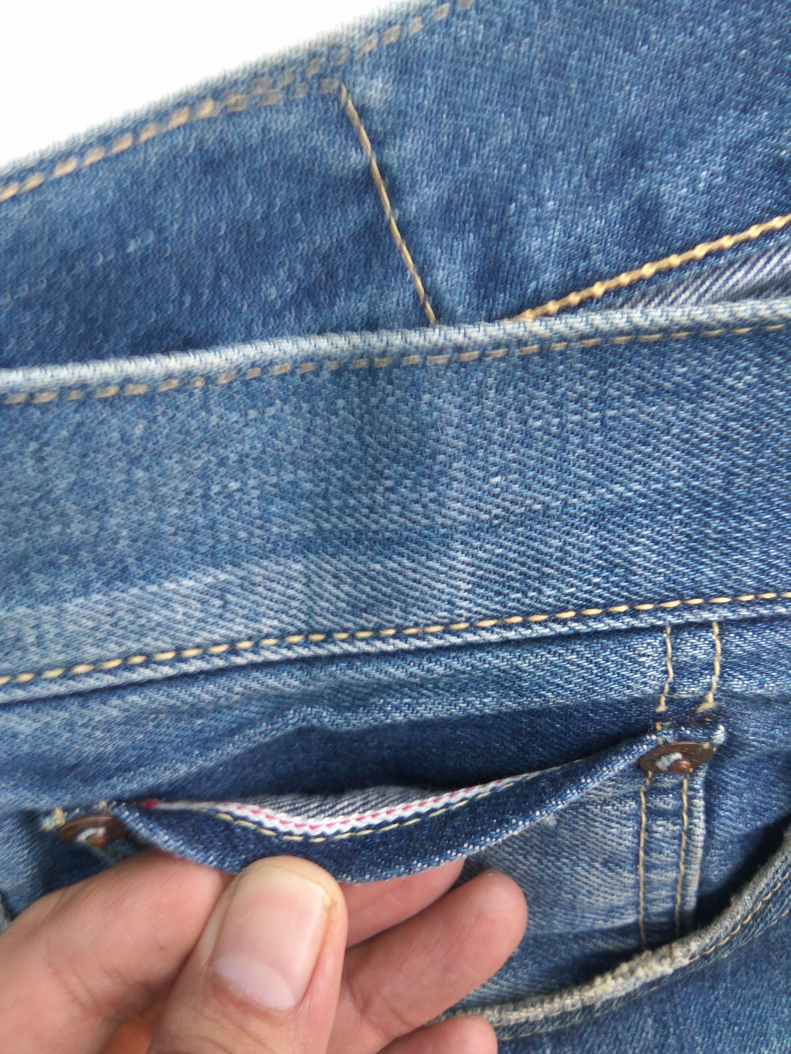 Levi's Vintage Levis 501 jeans big E Capital E selvedge patchwork Size US 32 / EU 48 - 13 Thumbnail