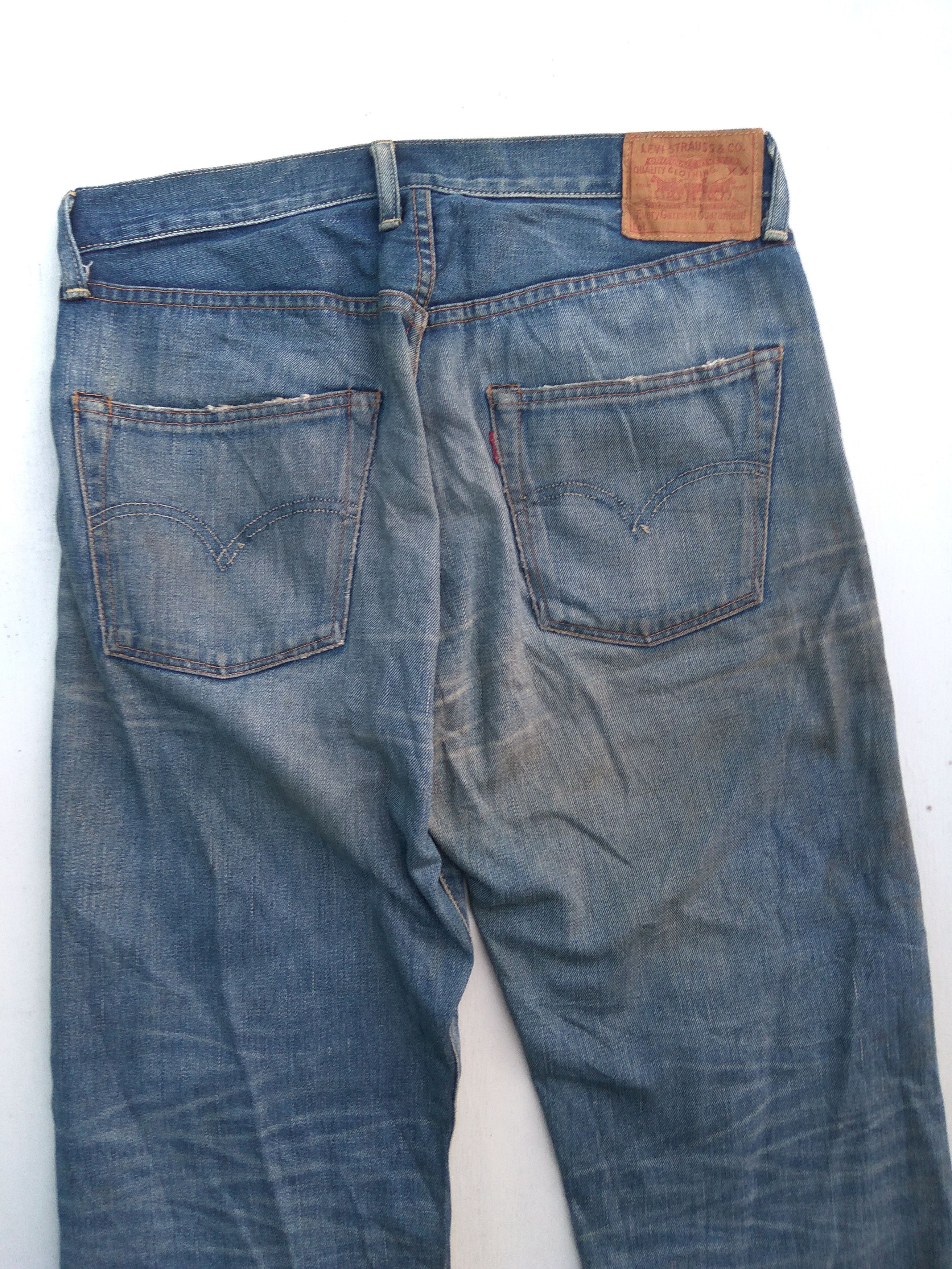 Levi's Vintage Levis 501 jeans big E Capital E selvedge patchwork Size US 32 / EU 48 - 5 Thumbnail