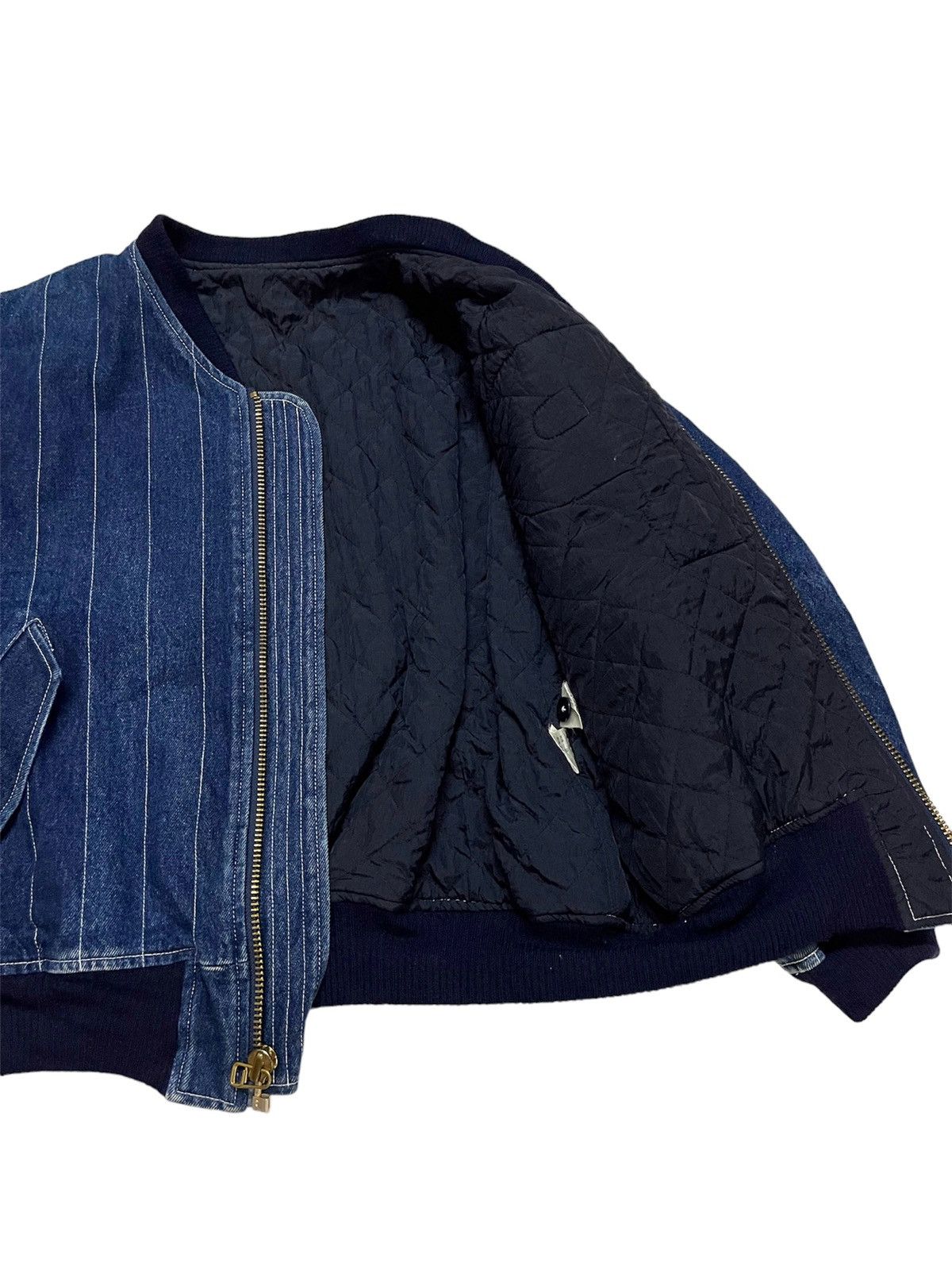 Hysteric Glamour × Indigo × Pink House Final‼️ Japanese Brand Pink House Bomber Denim Jacket Size US M / EU 48-50 / 2 - 7 Thumbnail