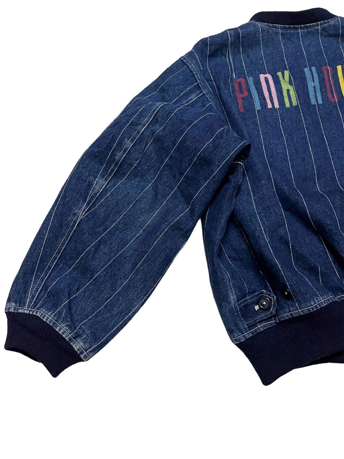 Hysteric Glamour × Indigo × Pink House Final‼️ Japanese Brand Pink House Bomber Denim Jacket Size US M / EU 48-50 / 2 - 13 Thumbnail