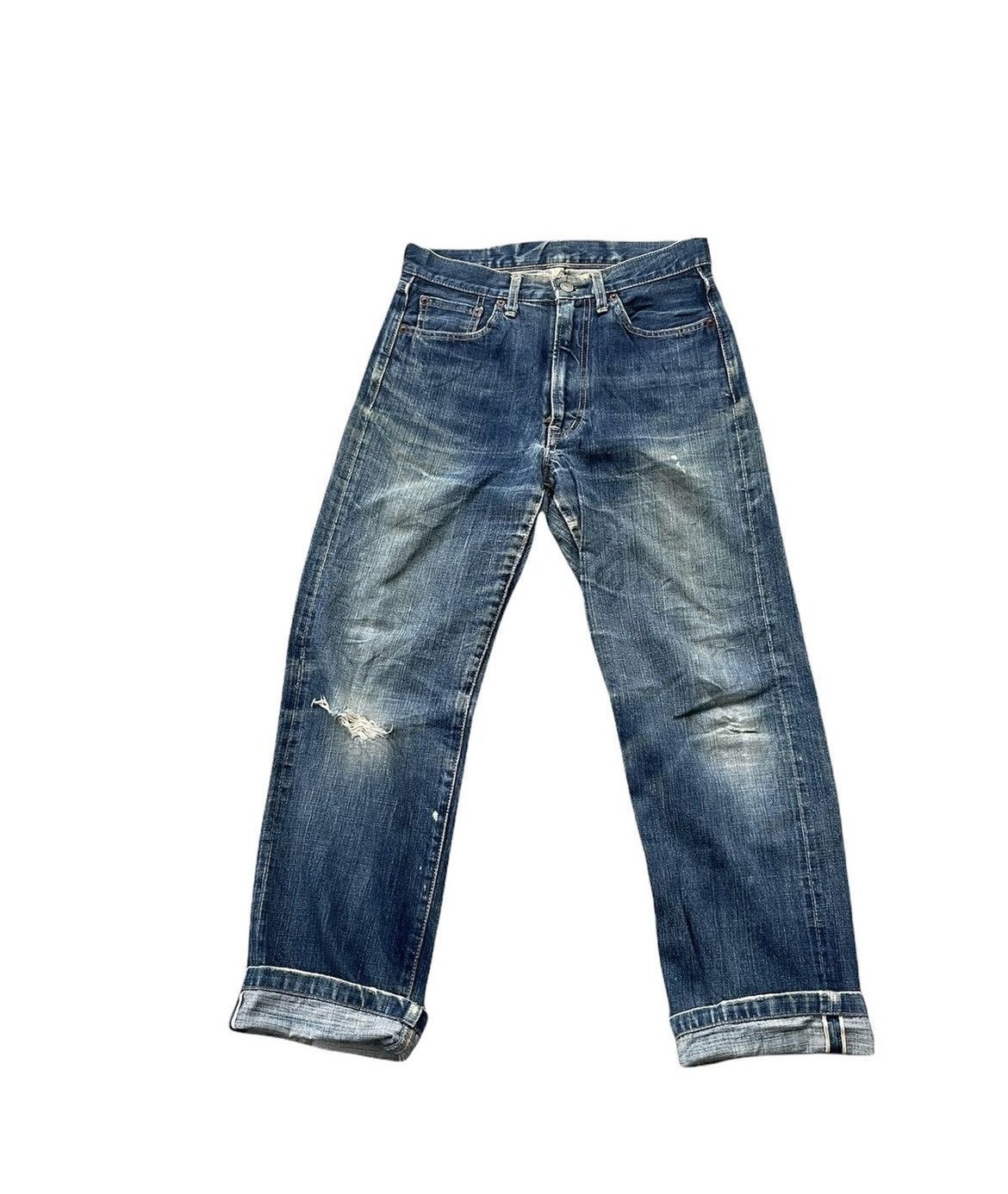 Japanese Brand × OMNIGOD Vintage Domingo Selvedge Distressed Denim Size US 29 - 2 Thumbnail
