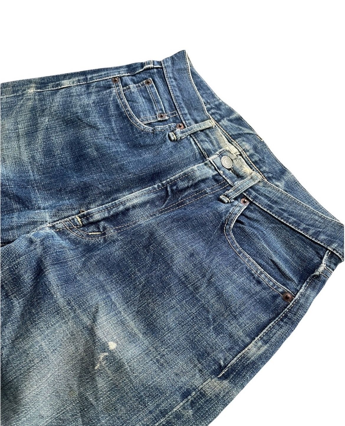 Japanese Brand × OMNIGOD Vintage Domingo Selvedge Distressed Denim Size US 29 - 7 Thumbnail