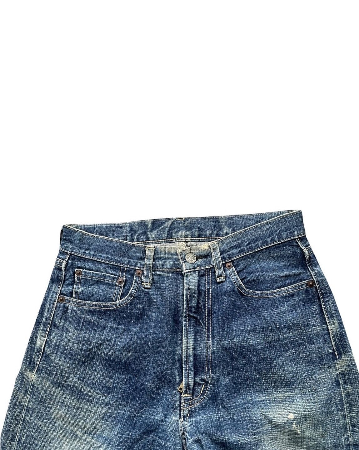 Japanese Brand × OMNIGOD Vintage Domingo Selvedge Distressed Denim Size US 29 - 6 Thumbnail
