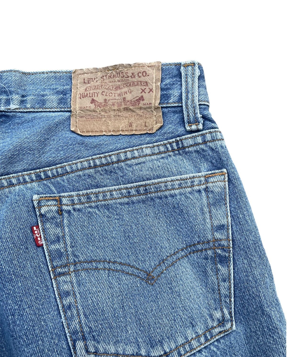 Levi's Vintage Levi’s 501 Usa 1989 Aging Wash Denim Size US 29 - 9 Thumbnail