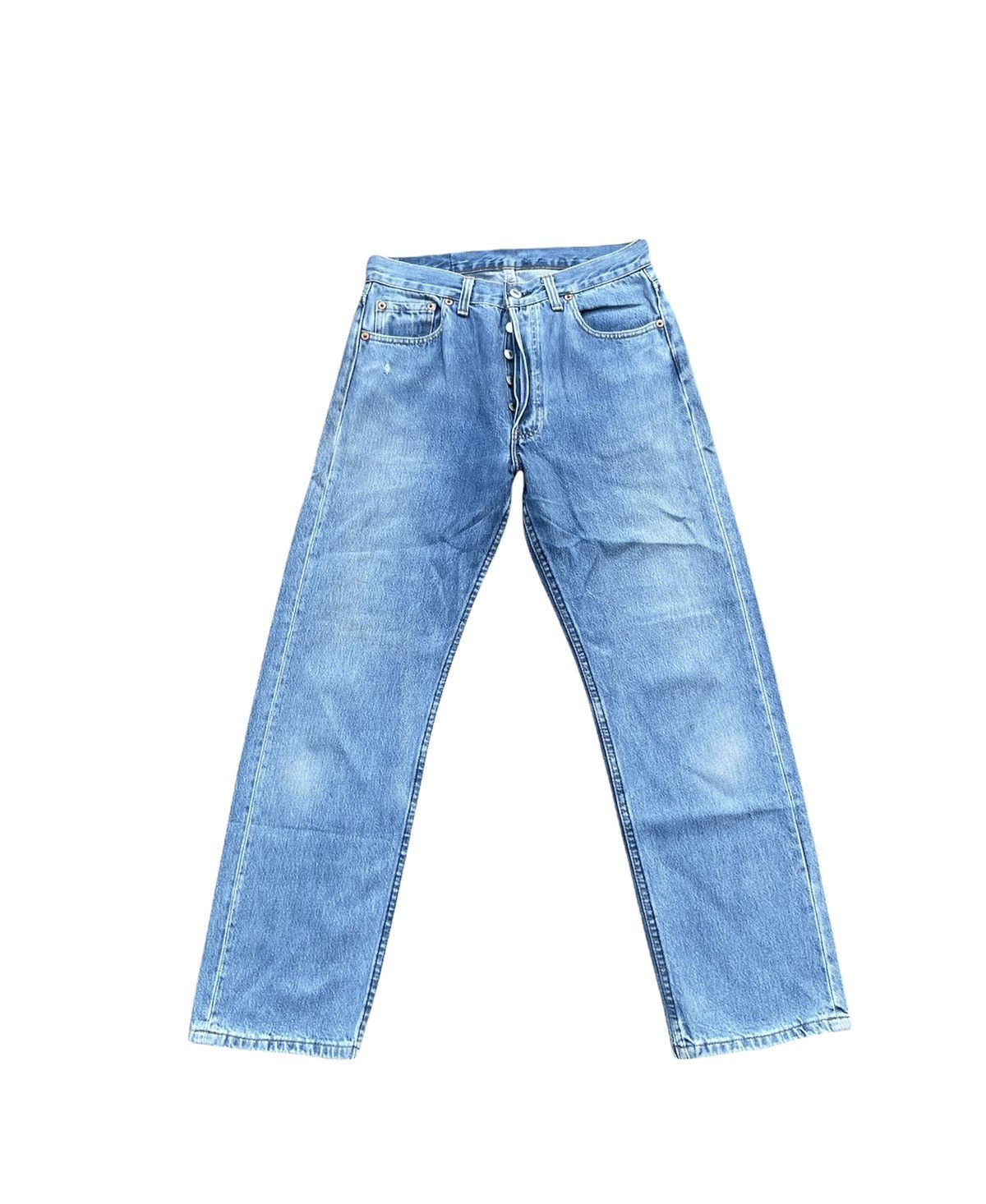 Levi's Vintage Levi’s 501 Usa 1989 Aging Wash Denim Size US 29 - 1 Thumbnail