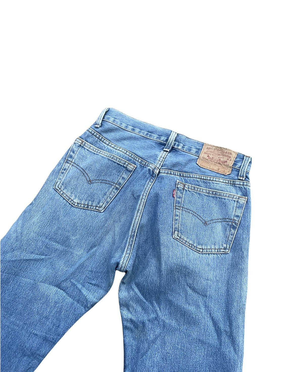 Levi's Vintage Levi’s 501 Usa 1989 Aging Wash Denim Size US 29 - 7 Thumbnail