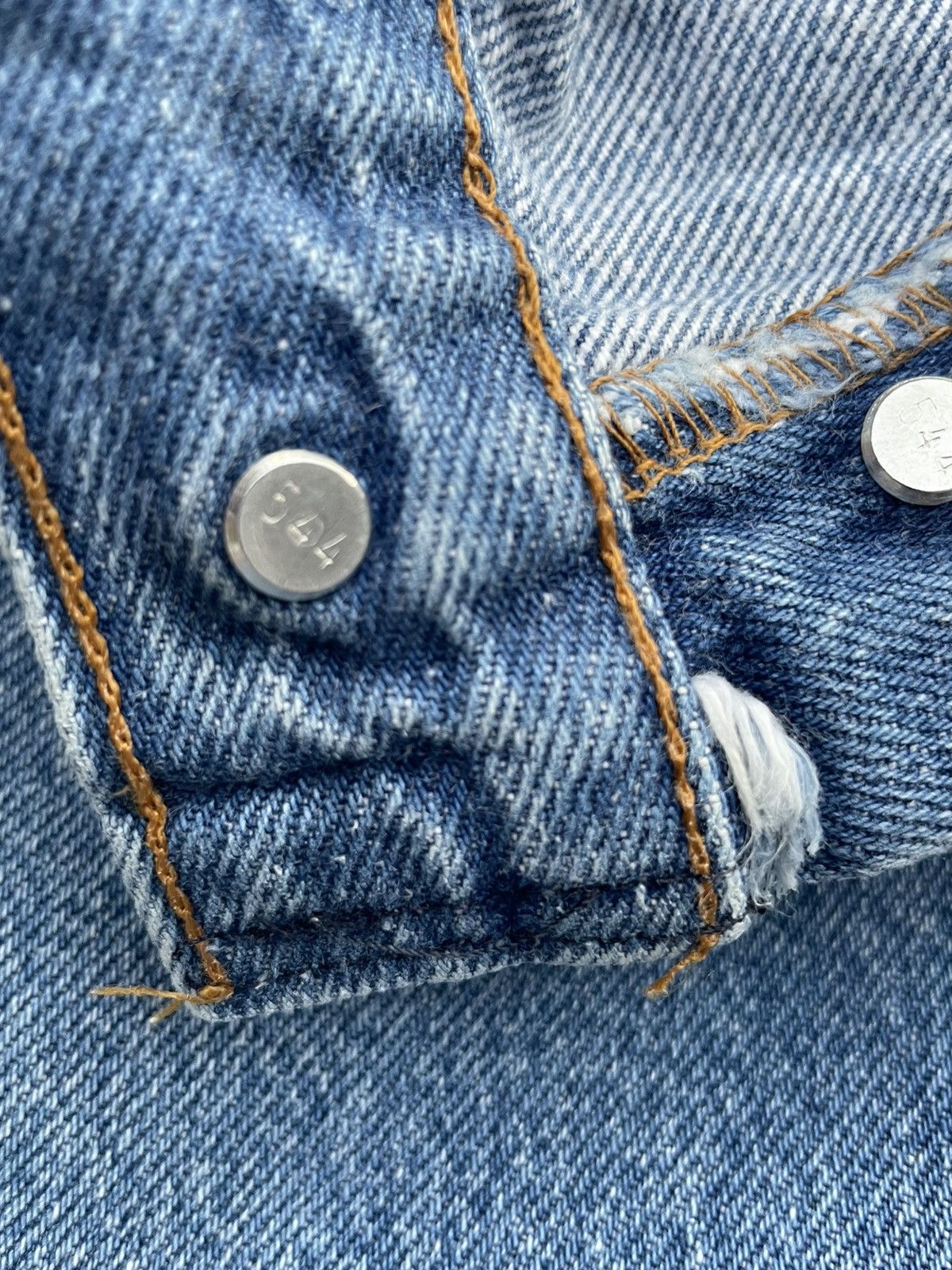 Levi's Vintage Levi’s 501 Usa 1989 Aging Wash Denim Size US 29 - 14 Thumbnail