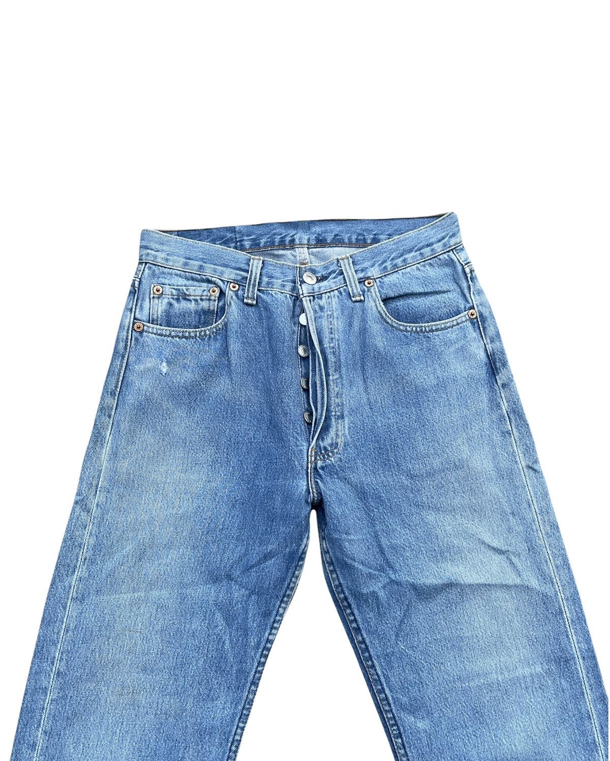 Levi's Vintage Levi’s 501 Usa 1989 Aging Wash Denim Size US 29 - 3 Thumbnail