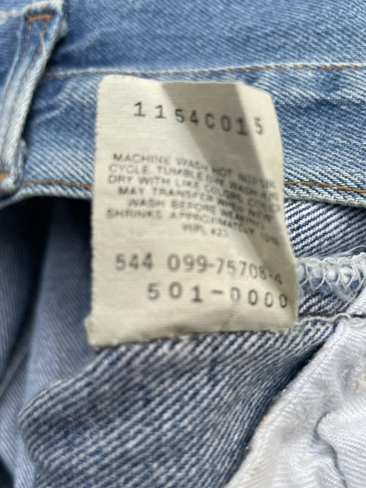 Levi's Vintage Levi’s 501 Usa 1989 Aging Wash Denim Size US 29 - 12 Thumbnail