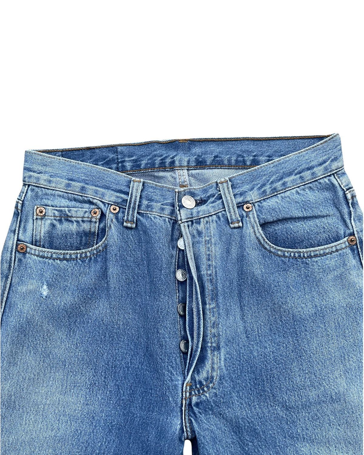 Levi's Vintage Levi’s 501 Usa 1989 Aging Wash Denim Size US 29 - 4 Thumbnail