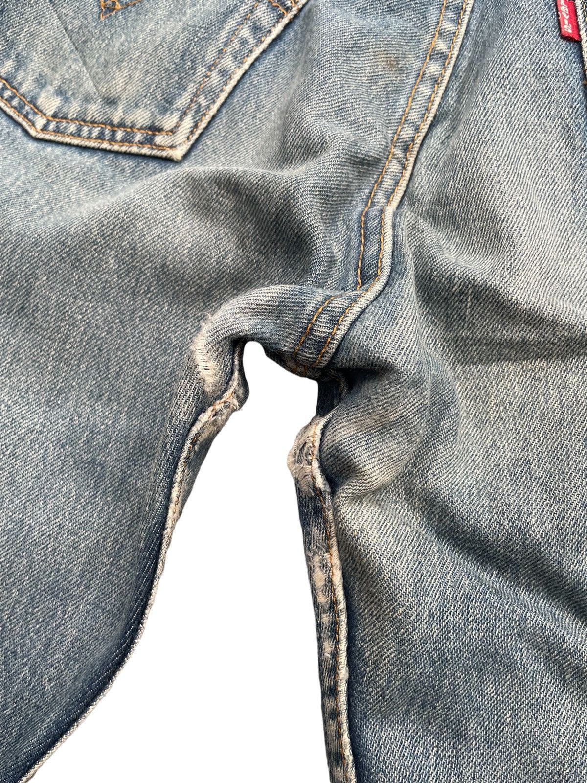 Levi's Vintage 1997 Levis 501 e UK Distressed Denim Size US 30 / EU 46 - 12 Thumbnail