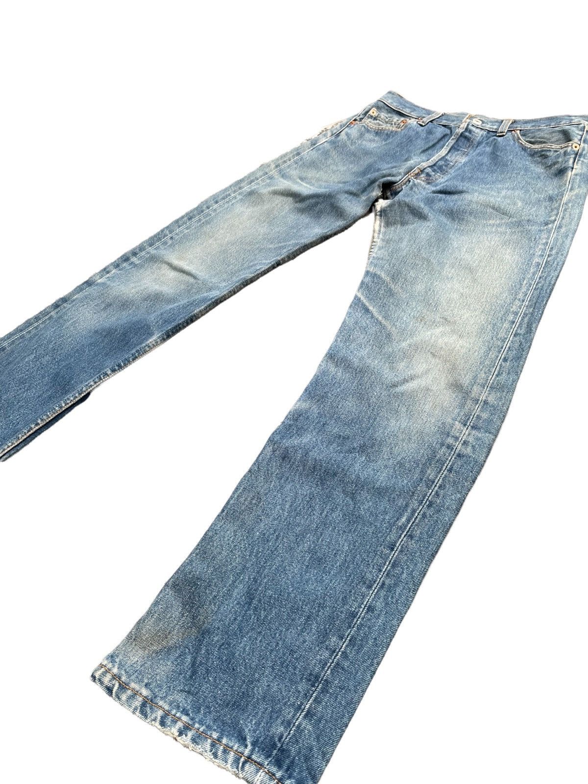 Levi's Vintage 1997 Levis 501 e UK Distressed Denim Size US 30 / EU 46 - 3 Thumbnail