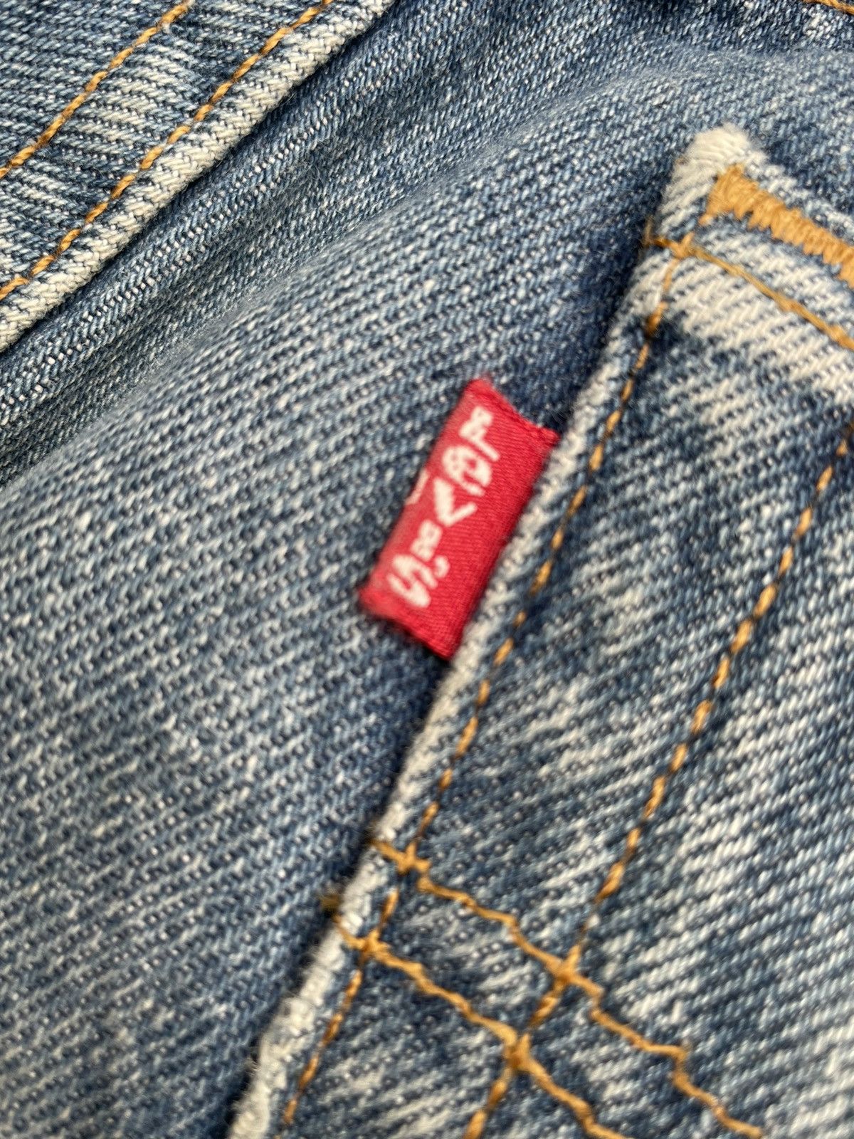 Levi's Vintage 1997 Levis 501 e UK Distressed Denim Size US 30 / EU 46 - 15 Thumbnail