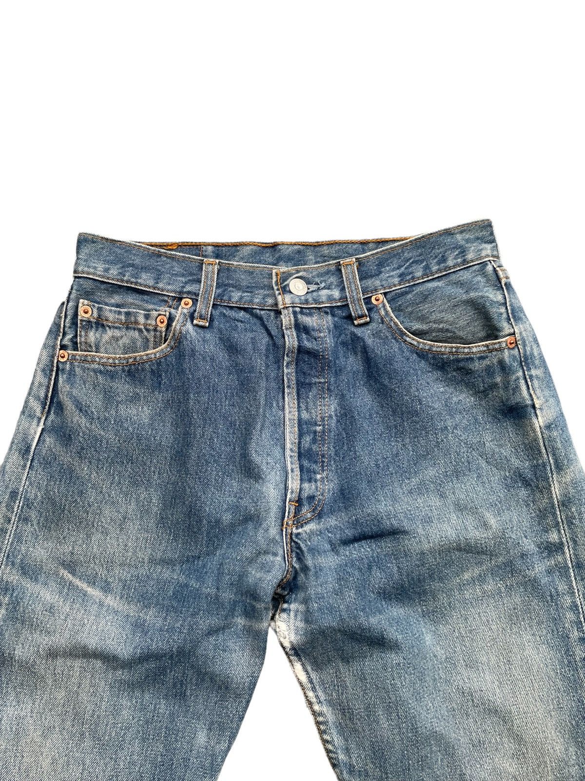 Levi's Vintage 1997 Levis 501 e UK Distressed Denim Size US 30 / EU 46 - 7 Thumbnail