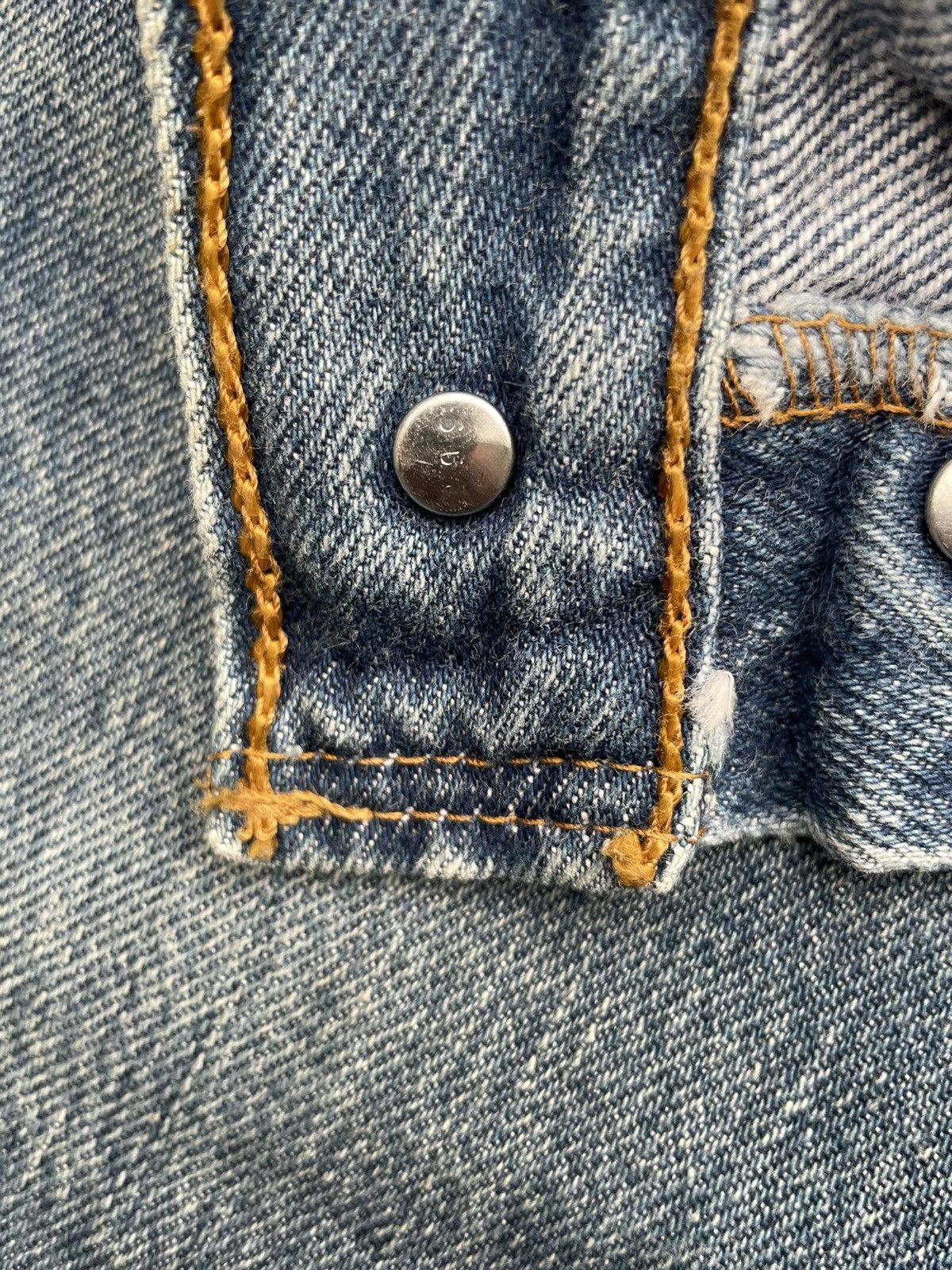 Levi's Vintage 1997 Levis 501 e UK Distressed Denim Size US 30 / EU 46 - 18 Thumbnail
