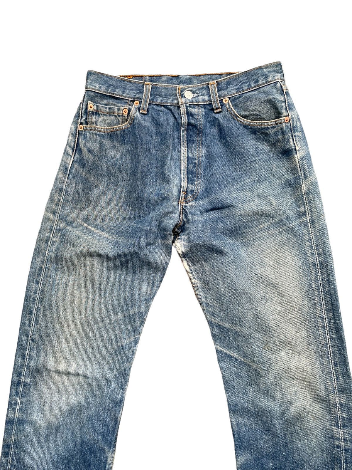 Levi's Vintage 1997 Levis 501 e UK Distressed Denim Size US 30 / EU 46 - 5 Thumbnail