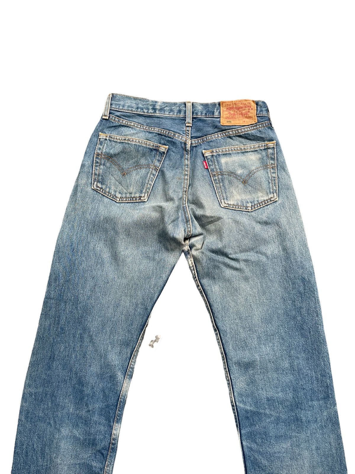 Levi's Vintage 1997 Levis 501 e UK Distressed Denim Size US 30 / EU 46 - 11 Thumbnail