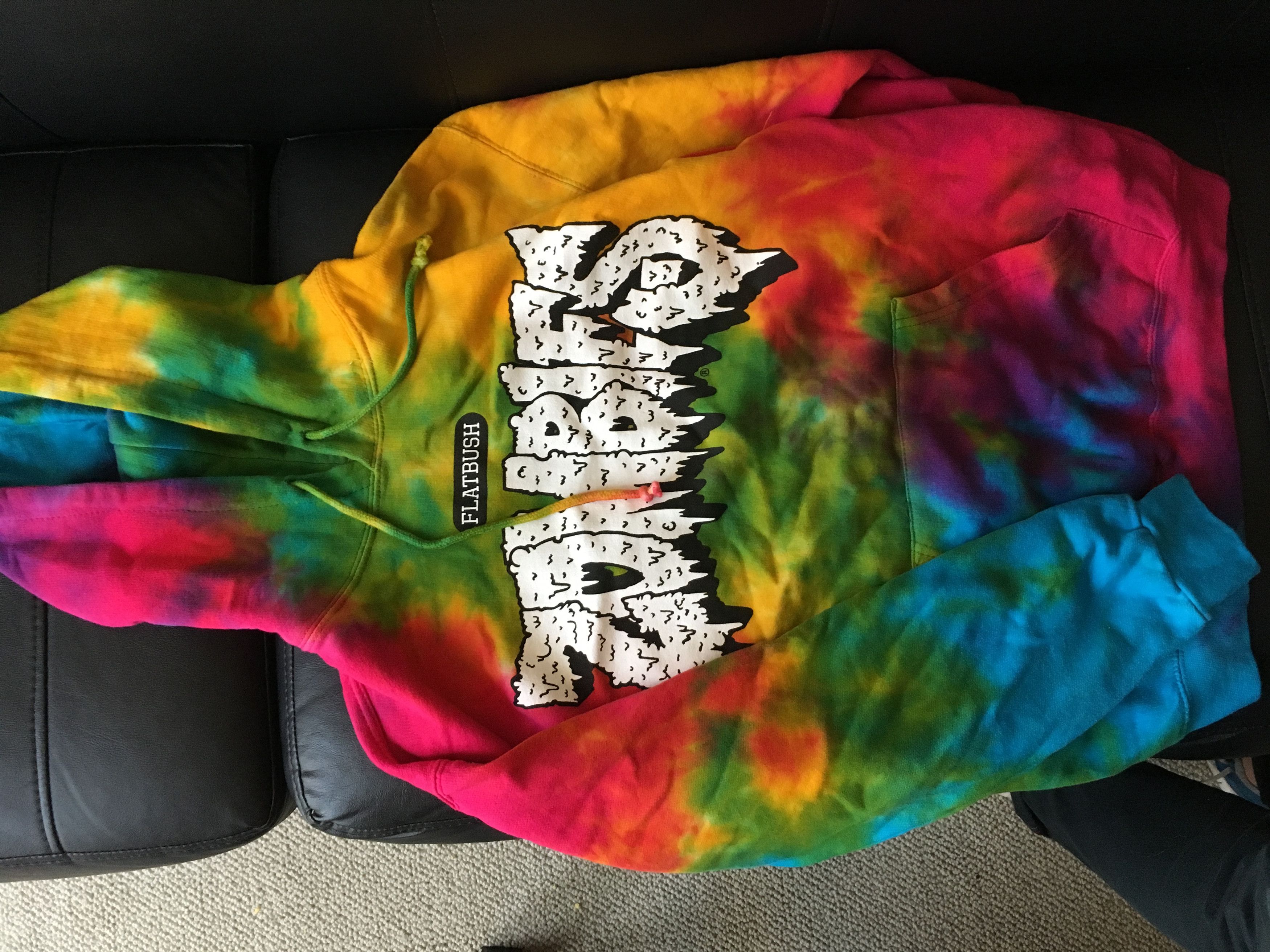 Flatbush zombies outlet tie dye hoodie