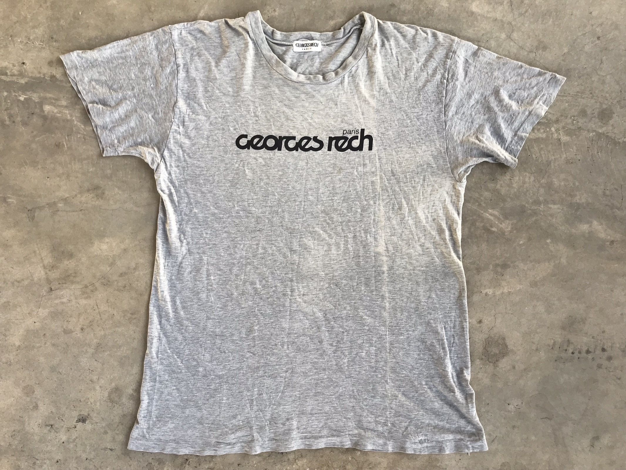 Designer × Vintage Georges Rech Sun Faded Vintage T Shirt Paper Thin Size US M / EU 48-50 / 2 - 1 Thumbnail