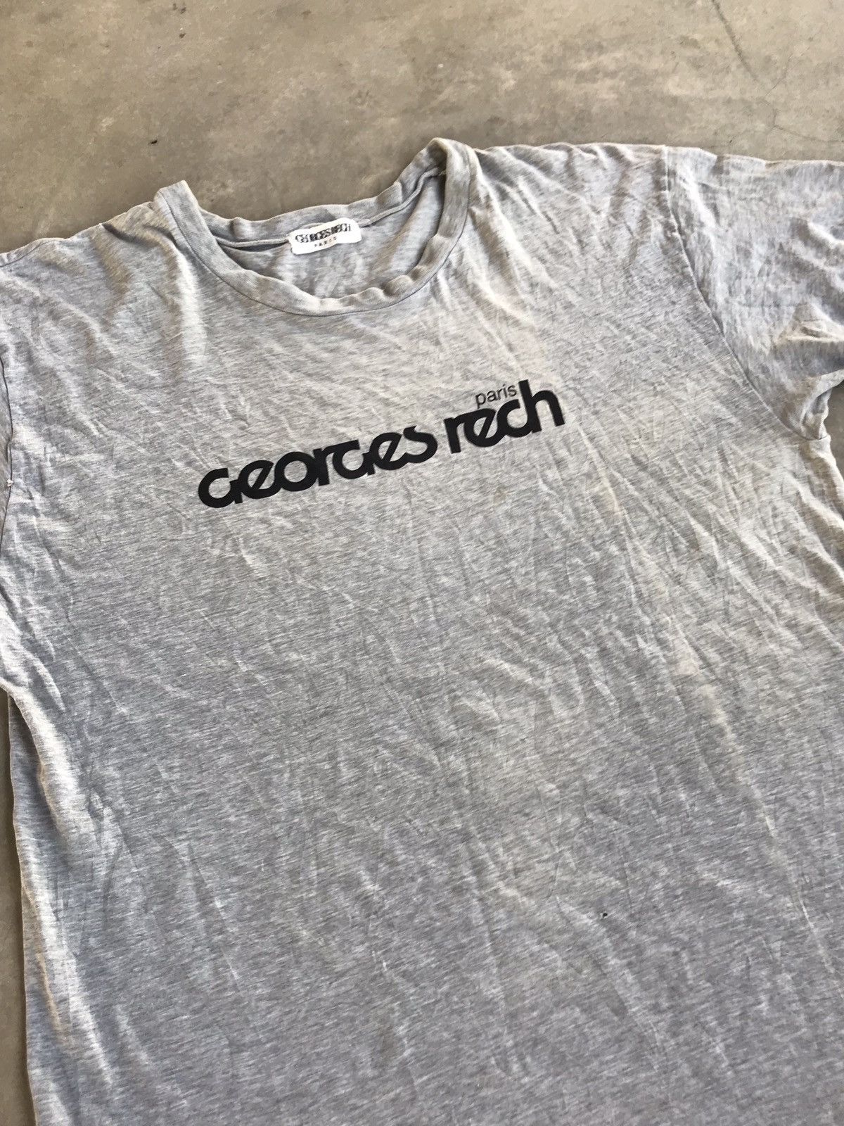 Designer × Vintage Georges Rech Sun Faded Vintage T Shirt Paper Thin Size US M / EU 48-50 / 2 - 2 Thumbnail