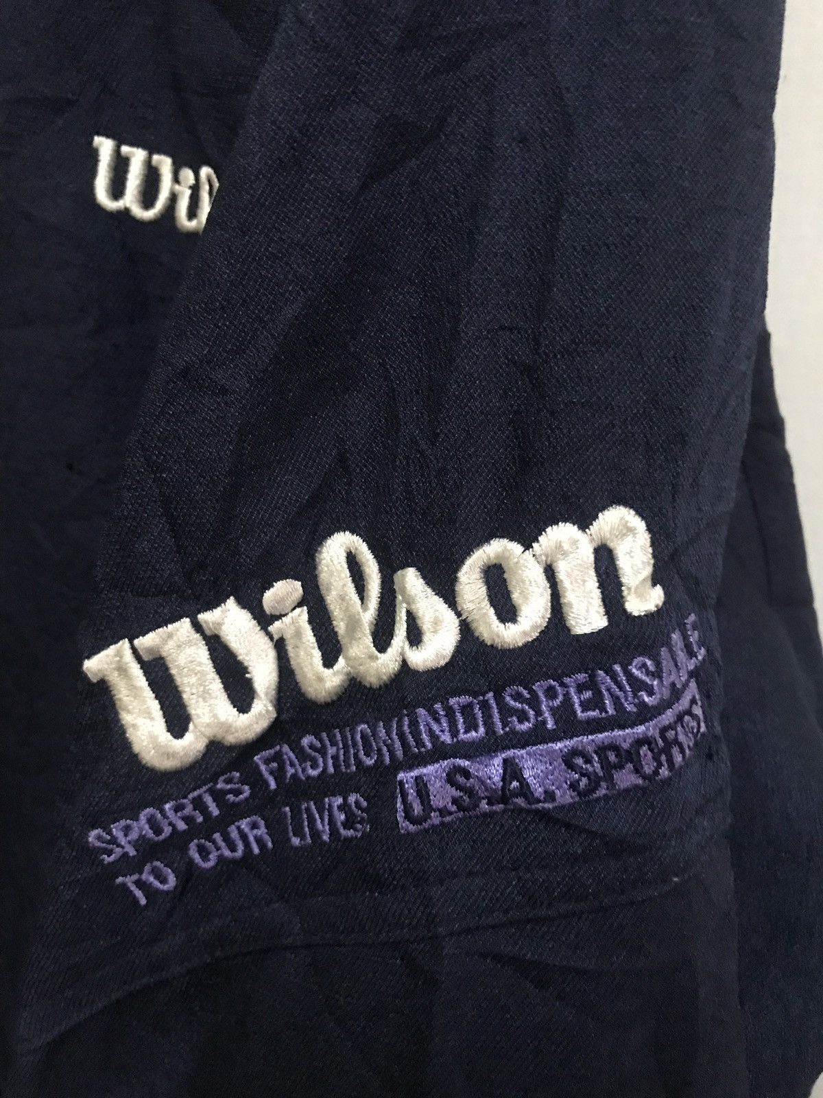 Wilson Fully Zipper Wilson Sportwear Activewear Blue Jumper Unisex Size US L / EU 52-54 / 3 - 4 Thumbnail