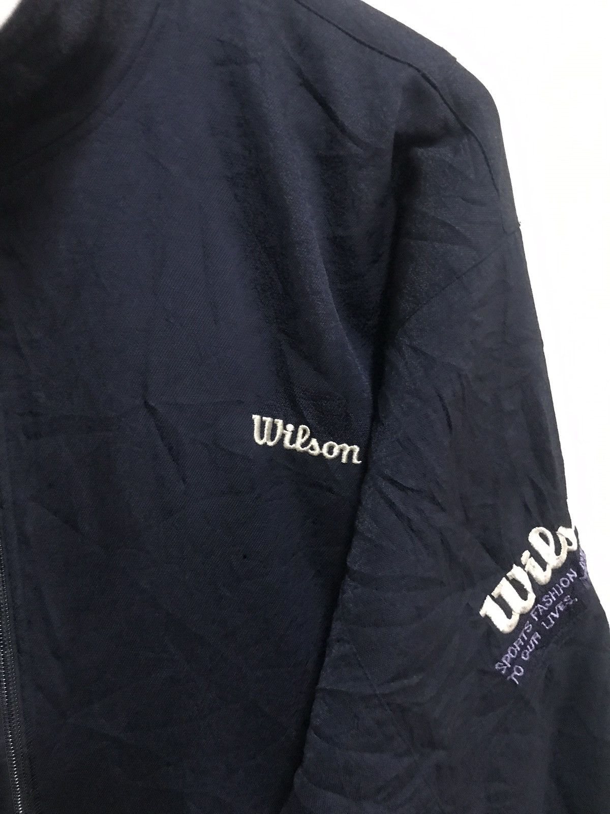 Wilson Fully Zipper Wilson Sportwear Activewear Blue Jumper Unisex Size US L / EU 52-54 / 3 - 2 Thumbnail