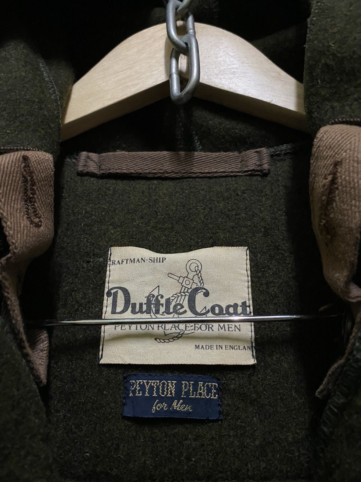Designer × Japanese Brand × PPFM Peyton Place Craftman Ship Duffle Coat Wool England Size US M / EU 48-50 / 2 - 6 Thumbnail
