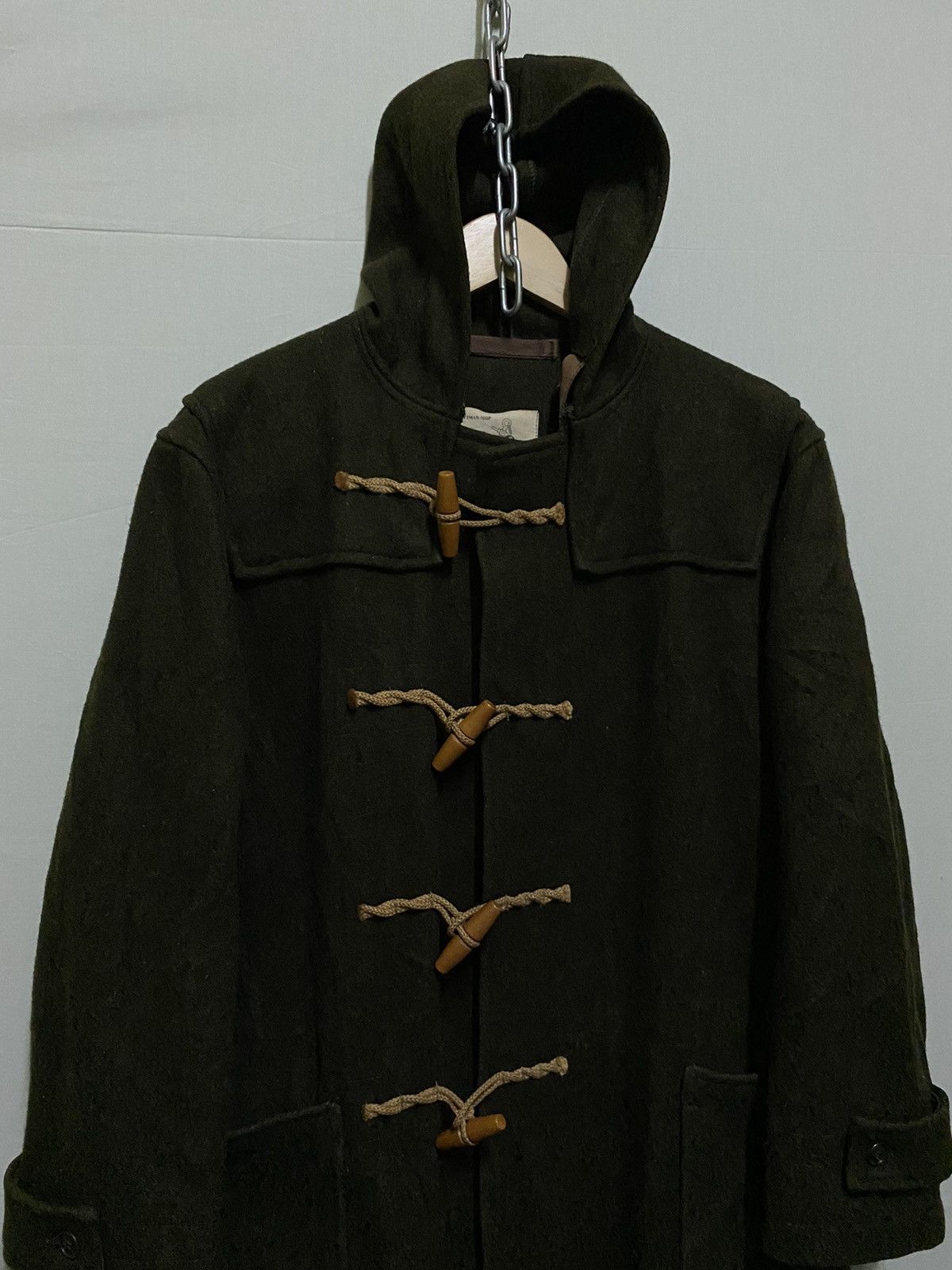 Designer × Japanese Brand × PPFM Peyton Place Craftman Ship Duffle Coat Wool England Size US M / EU 48-50 / 2 - 1 Thumbnail