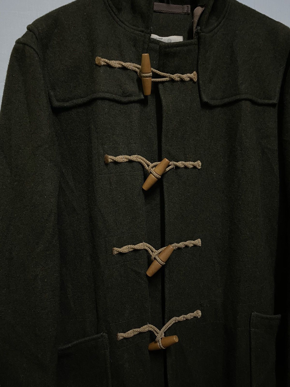 Designer × Japanese Brand × PPFM Peyton Place Craftman Ship Duffle Coat Wool England Size US M / EU 48-50 / 2 - 3 Thumbnail